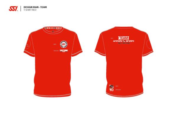 SSI T-Shirt Men Team 360° red