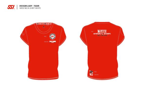SSI T-SSI T-Shirt Team 360° Lady red