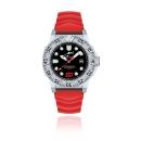 CHRIS BENZ - DEEP 300M AUTOMATIC DIVER SSI EDITION  with red rubber strap